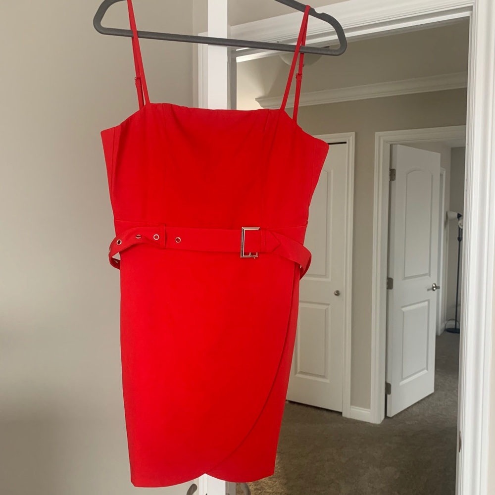 Tobi Red Cocktail Dress